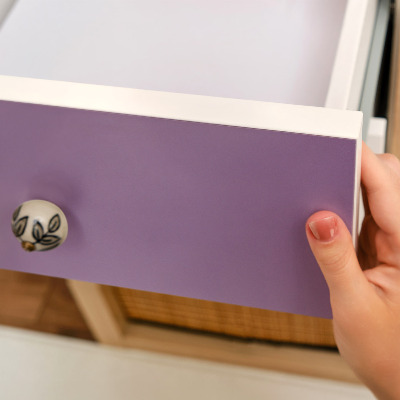 Naklejka na szafki Kolor fioletowy