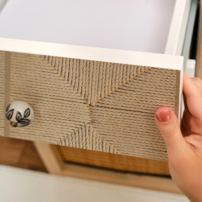 Folia do oklejania mebli Pleciona geometria