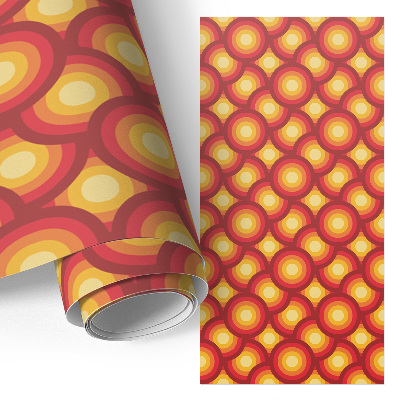 Naklejka na meble z kolorowymi kręgami