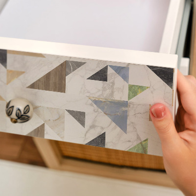 Nalepka na meble Geometryczny wzór