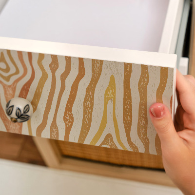 Folia na meble Drewniane fale