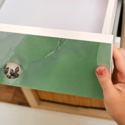 Folia meblowa Zielona abstrakcja