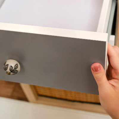 Naklejka na meble Ciemny szary