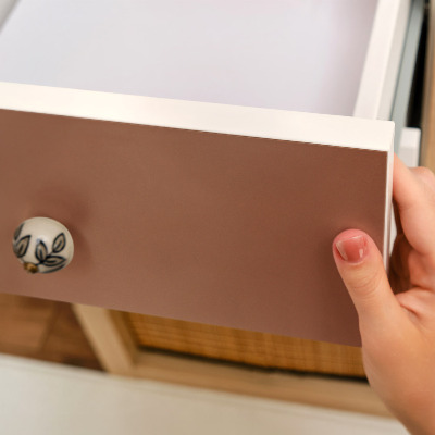 Naklejka na meble Ciemny pomarańczowy