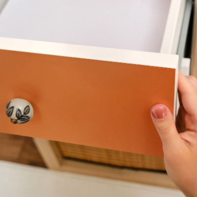 Folia na meble Mocny pomarańczowy