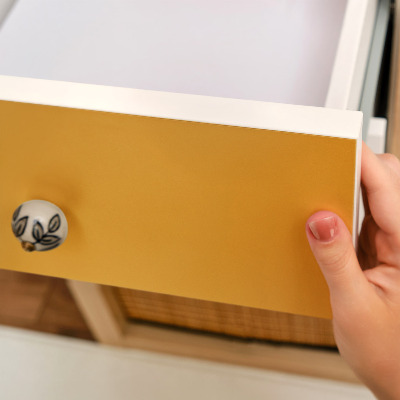 Naklejka na szafki Żywy pomarańczowy