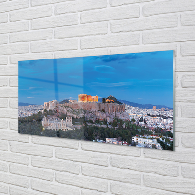 Obraz na szkle Grecja Panorama Ateny