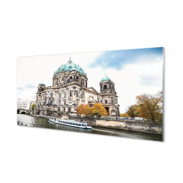 Obraz na szkle Niemcy Katedra rzeka berlin