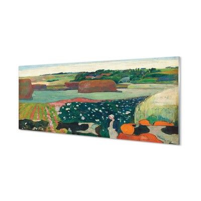 Obraz na szkle Stogi siana w Bretanii - Paul Gauguin