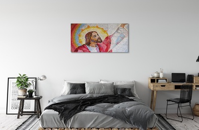 Obraz na szkle Mozaika Jezus
