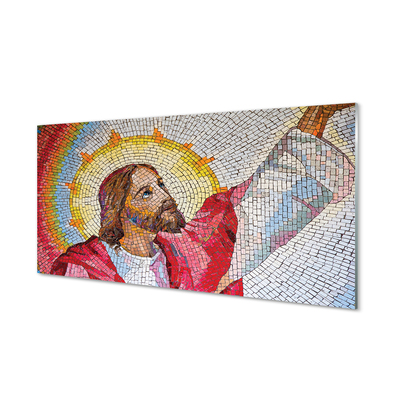 Obraz na szkle Mozaika Jezus