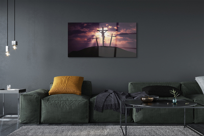 Obraz na szkle Jezus krzyż