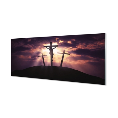 Obraz na szkle Jezus krzyż