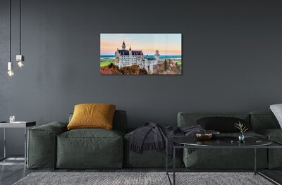 Obraz na szkle Niemcy Zamek jesień Monachium