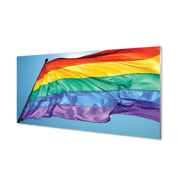 Obraz na szkle Kolorowa flaga