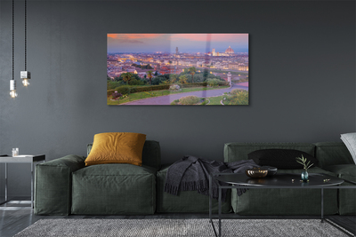 Obraz na szkle Włochy Panorama rzeka