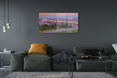 Obraz na szkle Włochy Panorama rzeka