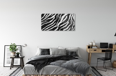 Obraz na szkle Zebra sierść