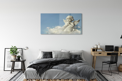 Obraz na szkle Anioł chmury niebo