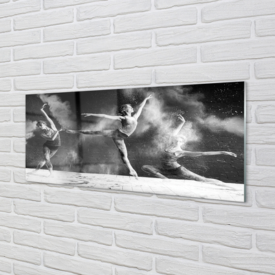 Obraz na szkle Kobiety baletnice dym