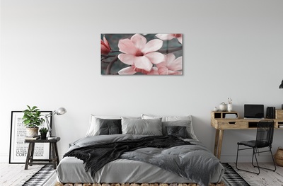 Obraz na szkle Różowe kwiaty
