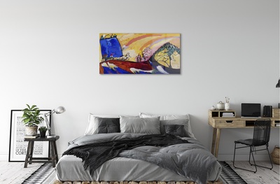 Obraz na szkle Painting with Troika - Wassily Kandinsky