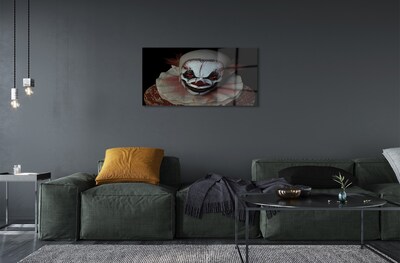 Obraz na szkle Straszny klaun