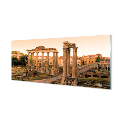 Obraz na szkle Rzym Forum Romanum wschód słońca