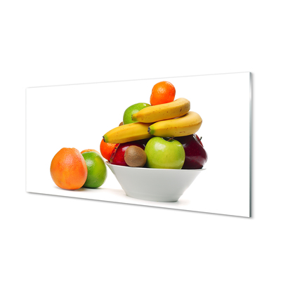 Obraz na szkle Owoce w misce