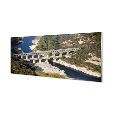 Obraz na szkle Rzym Akwedukty rzeka