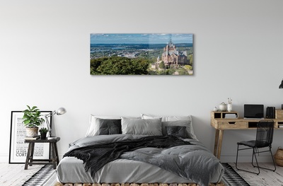 Obraz na szkle Niemcy Panorama miasto zamek
