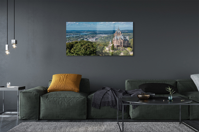 Obraz na szkle Niemcy Panorama miasto zamek