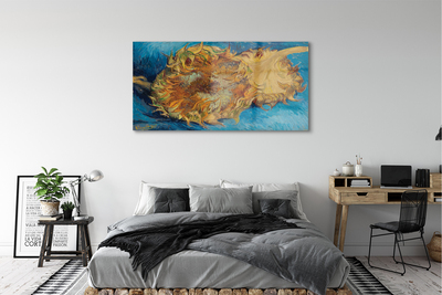 Obraz na szkle Dwa ścięte słoneczniki (III) - Vincent van Gogh