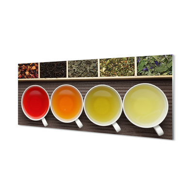 Obraz na szkle Herbaty zioła
