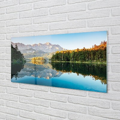 Obraz na szkle Niemcy Góry jezioro las