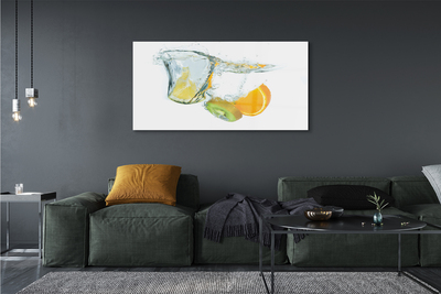 Obraz na szkle Woda kiwi pomarańcza