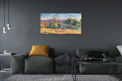Obraz na szkle Góra Świętej Wiktorii - Pierre Auguste Renoir