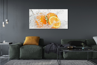 Obraz na szkle Pomarańcze w wodzie