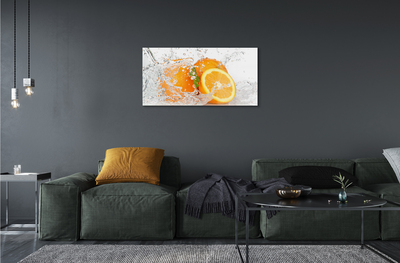 Obraz na szkle Pomarańcze w wodzie