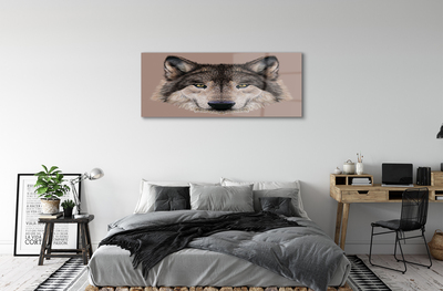 Obraz na szkle Malowany wilk