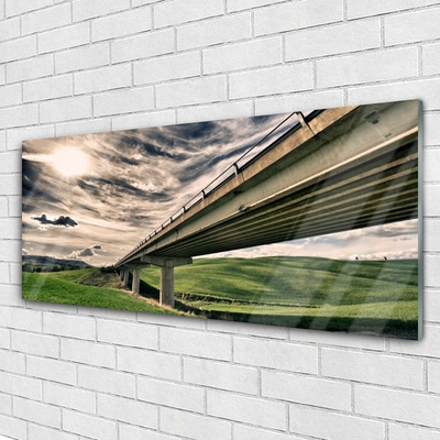 Obraz na Szkle Autostrada Most Dolina