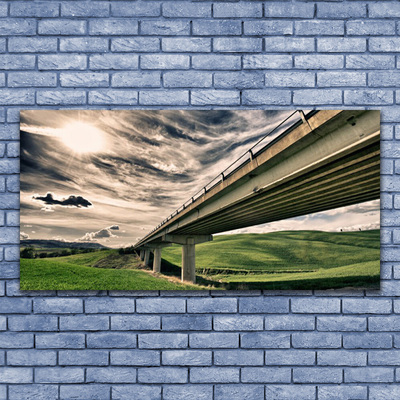 Obraz na Szkle Autostrada Most Dolina