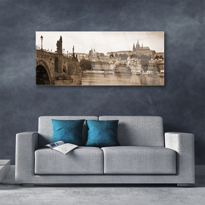 Obraz na Szkle Praga Most Krajobraz