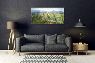 Obraz na Szkle Wielki Mur Góry Krajobraz