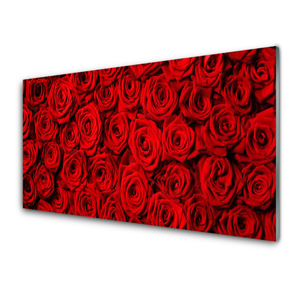 Obraz na Szkle Róże Na Ścianę