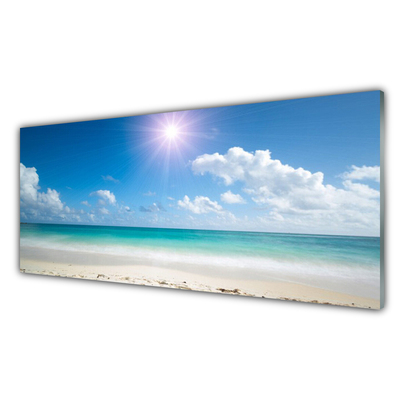Obraz na Szkle Morze Plaża Słońce Krajobraz