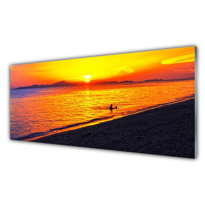 Obraz na Szkle Morze Słońce Plaża Krajobraz