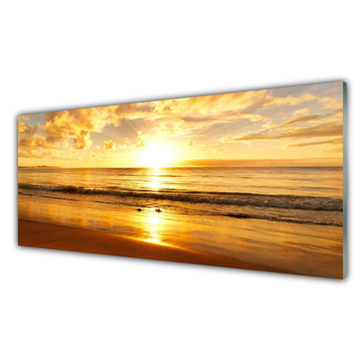 Obraz na Szkle Morze Słońce Krajobraz