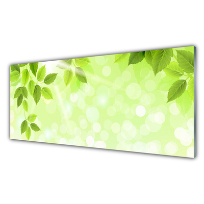 Obraz Szklany Liście Natura Roślina