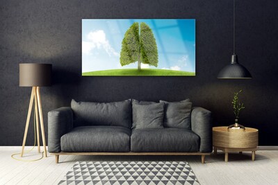 Obraz Szklany Trawa Drzewo Płuca Przyroda